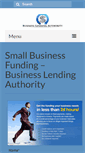 Mobile Screenshot of businesslendingauthority.com